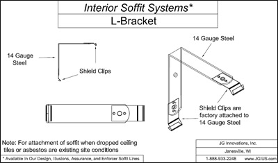 Interior Soffit Systems L-Bracket